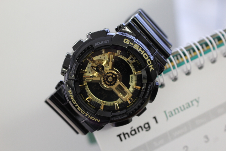 Chi tiết đồng hồ Casio nam G-Shock GA-110GB-1ADR