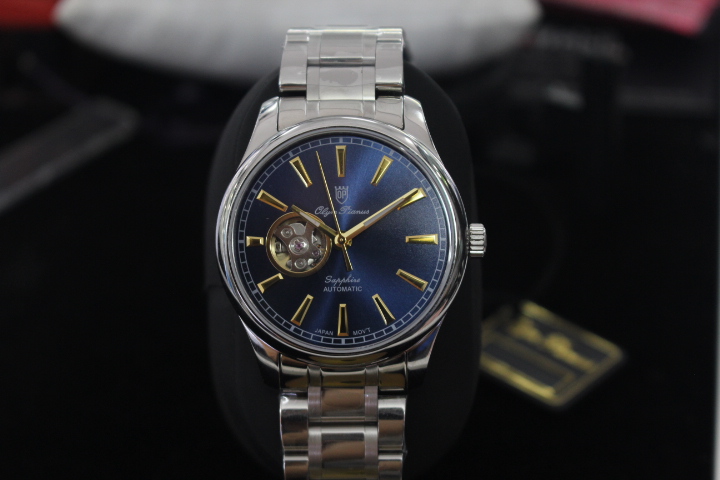 Thiết kế đơn giản nhưng đầy lịch lãm của chiếc đồng hồ nam Olym Pianus OP9927- 71AMS
